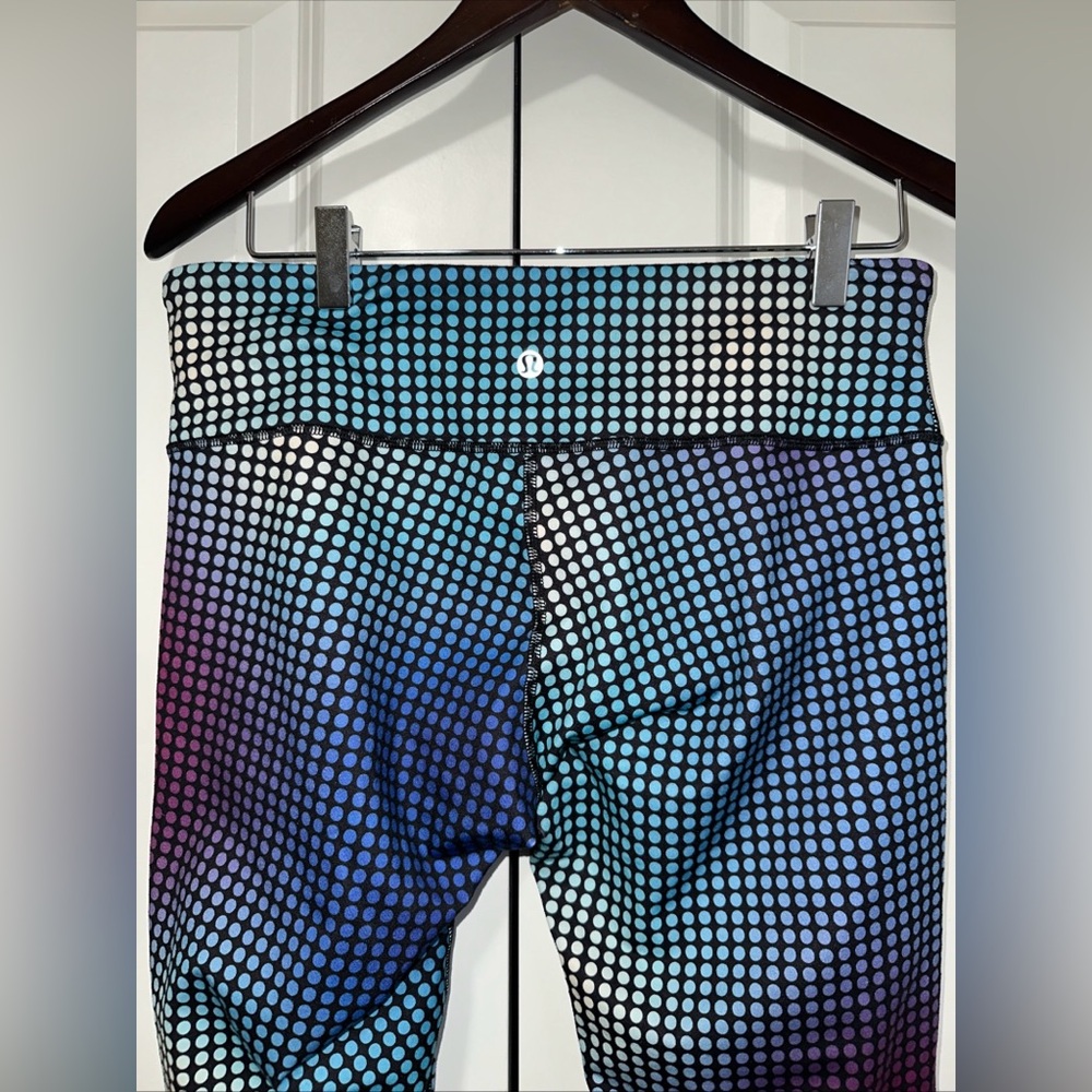 Lululemon Wunder Under Pant III Cosmic Dot Leggings Size 10 - Picture 5 of 5